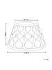 Beliani Weihnachtsbaumkragen AVENT in Naturfarben/Beige - (W) 50 x (H) 30 x (L) 50 cm