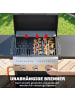 Outsunny Gasgrill,123L x 57B x 102H cm,Schwarz