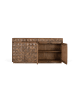 Giner y Colomer Sideboard aus Mangoholz mit gealtertem Finish in Brown