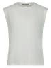 Zero  Rundhals-Shirt mit Schmuckkanten in Brilliant White