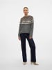 Vero Moda Strickpullover in Medium Grey Melange