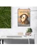 Mr. & Mrs. Panda Bild Hund Entspannen Design mit Spruch in Weiß