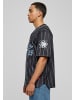 FUBU FUBU Mesh-T-Shirts in black/lightblue