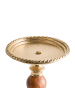 Beliani Kerzenständer VODNO in Gold/Braun - (W) 23 x (H) 31 x (L) 23 cm