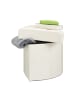 relaxdays Hocker in Weiß - (B)38 x (H)38 x (T)38 cm