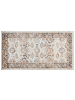 Beliani Kurzflor NURNUS in Beige/Orange/Grau - (W) 80 x (H) 1.2 x (L) 150 cm