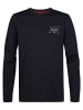 Petrol Industries Langarmshirt mit Print forgewall in Blau