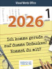 Korsch Kalender - Visual Words Office 2026