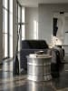 KADIMA DESIGN Couchtisch Rund | Oriental Style, Hammerschlag, Handgefertigt in Silber