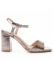 Montevita Sandalen mit Absatz, in Silber