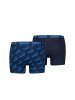 Puma Puma Boxershorts AOP BOXER Doppelpack in blau