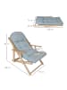 HOMCOM Relaxsessel in Hellgrau 71L x 89B x 96H cm