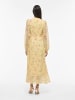 Vila Maxikleid in Pastel Yellow