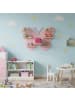 relaxdays Toniebox Regal "Schmetterling" in Rosa - (B)59 x (H)45 x (T)15 cm