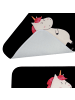 Mr. & Mrs. Panda duschmatte Einhorn Wut ohne Spruch in Schwarz