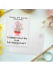 Mr. & Mrs. Panda Postkarte Kosmetikerin Leidenschaft mit Spruch in Weiß