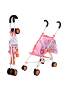 Zapf Puppenbuggy Active Stroller + Tasche in Pink