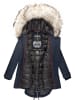 Navahoo Wintermantel Lady Like in Blau