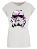 F4NT4STIC T-Shirt Star Wars Stormtrooper Sketch in Whitesand