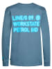 Petrol Industries Langarmshirt mit Print Ironlake in Blau