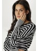 Aniston SELECTED Strickpullover in schwarz-weiß