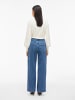 Vila Wide Fit Jeans in Medium Blue Denim 5