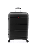 Gladiator 0800 4 Rollen Trolley 76 cm mit Dehnfalte black