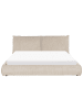Beliani Doppelbett VINAY in Beige - (W) 196 x (H) 90 x (L) 233 cm