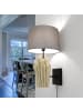 Licht-Erlebnisse Wandlampe (B)30 x (L)30 x (H)55 cm in Holz (Natur) Grau