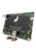 Mr. & Mrs. Panda Advents-Teekalender Storch mit Spruch in Kreidetafel