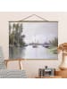 WALLART Stoffbild mit Posterleisten - Claude Monet - Argenteuil in Weiß