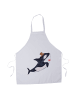 Mr. & Mrs. Panda Schürze Orca Zylinder ohne Spruch in Weiß