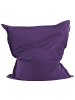Beliani Sitzsack FUZZY in Violett - (W) 140 x (H) 20 x (L) 180 cm