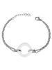 Adeliás Damen Armband aus Edelstahl 16+3 cm in silber