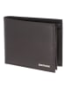 oxmox Leather Geldbörse RFID Schutz Leder 12 cm in braun-pure 2.0metal square