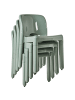 Beliani 4er-Set Gartenstuhl BETIM in Grün