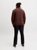 JACK & JONES PLUS Sweatshirt in Bitter Chocolate
