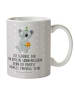 Mr. & Mrs. Panda Kindertasse Koala Geschenk mit Spruch in Grau Pastell