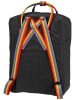 FJÄLLRÄVEN Rucksack Kanken Rainbow in Black/Rainbow Pattern