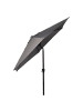 ebuy24 Sonnenschirm Joakim Dunkelgrau 300 x 300 cm