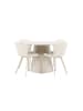 ebuy24 Essgruppe Lanzo (5-teilig) Beige 120 x 120 cm