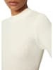 Marc O'Polo Kurzarm-Strickpullover in creamy white