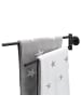 bremermann Bad-Serie PIAZZA BLACK - Handtuchhalter ca. 5,8 x 10 x 50 cm (B/H/T)