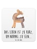 Mr. & Mrs. Panda Untersetzer Set Lama Stolz mit Spruch in Weiß