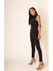 Nina Carter Jeans Overall Jumpsuit Hosenanzug Einteiler in Schwarz