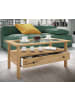 ebuy24 Couchtisch LingisL 2 Eiche 90 x 54 cm