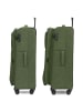 Redolz Essentials 12 LARGE 4 Rollen Trolley 79 cm mit Dehnfalte in olive