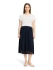Betty Barclay Plisseerock mit Gummizug in dunkelblau