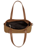 Cluty Handtasche echt Leder in cognac