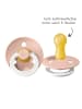 BIBS Leucht-Schnuller - Colour 2er Pack - Night in rosa,beige